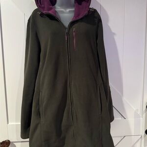 Athleta Women's Olive Hooded Jacket